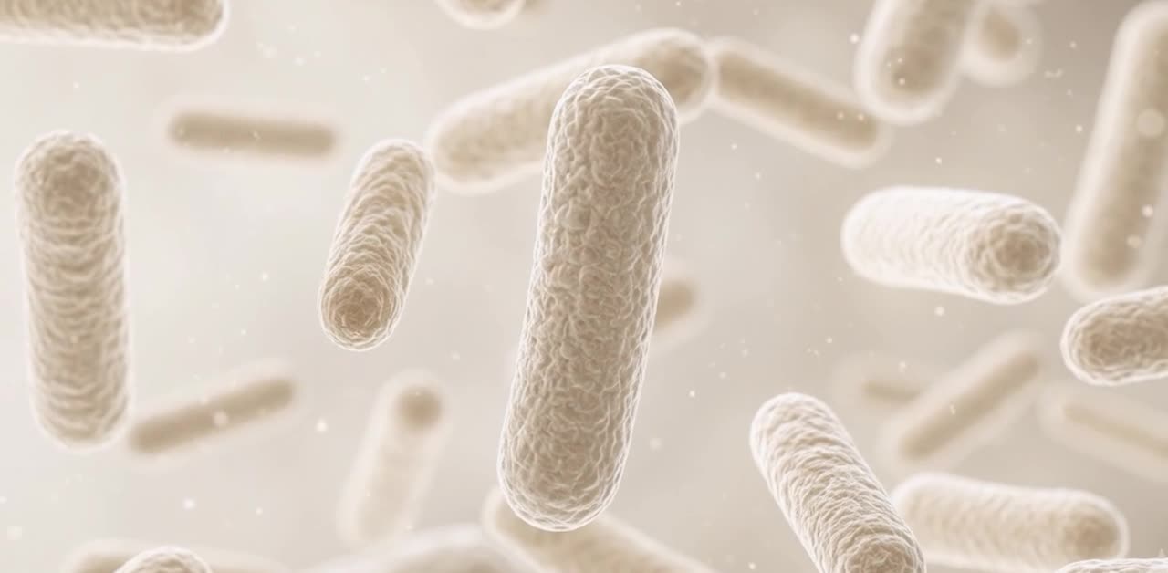 Bacillus 계열 균주를 표현한 현미경 이미지